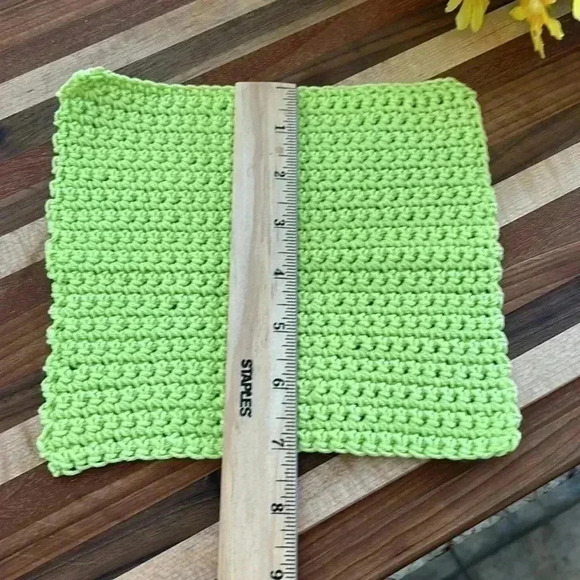 100% Cotton Handmade Washcloths - Set of 3 - Picture 8 of 8